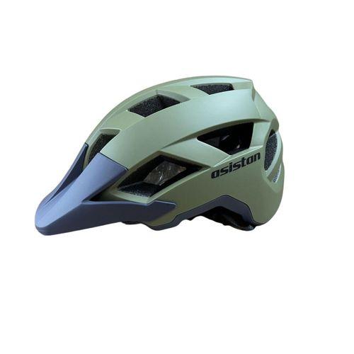 Kask Yetişkin Asistan Mat Yeşil-Mavi Large