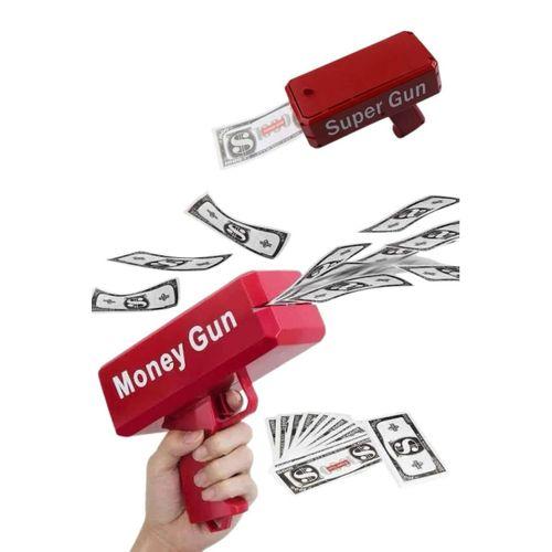 Para Dolar Atma Makinası Super Money Gun Para Saçma Fırlatma Tabancası