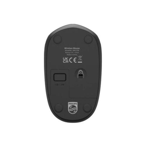 PHILIPS SPK7358B, Siyah, USB Nano 2,4Gh Kablosuz, 1600dpi, Optic, 3 Tuşlu, Sessiz Click, Mouse
