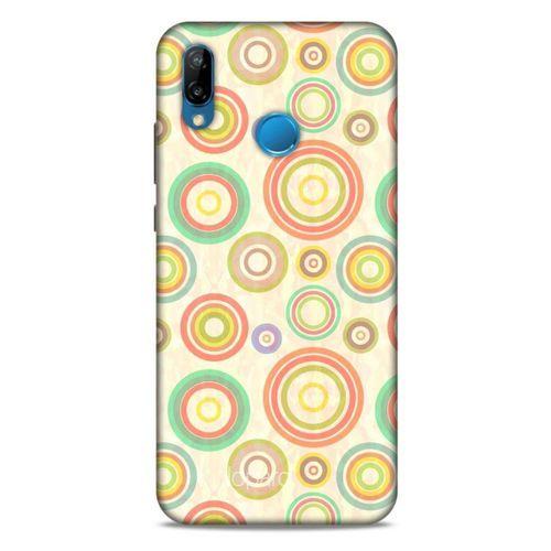 Huawei P20 Lite Kılıf Pastel Renkler (29) Arka Koruma Kılıfı Kırmızı Yeşil