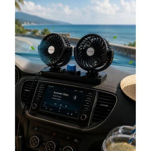 Araç İçi Fan 2 Kademeli Oynar Başlıklı Sessiz Oto Vantilatör