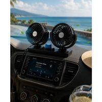 Araç İçi Fan 2 Kademeli Oynar Başlıklı Sessiz Oto Vantilatör