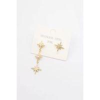 Kuzey Yıldızı Küpe - Altın