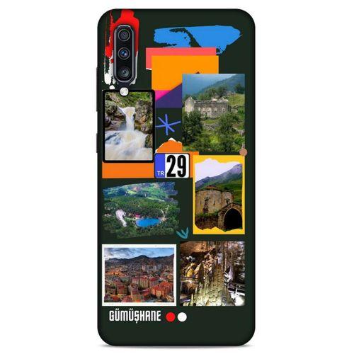 Lopard Samsung Galaxy A70 Uyumlu Kılıf Şehirli ※ (29) Gümüşhane Arka Koruma Kılıfı