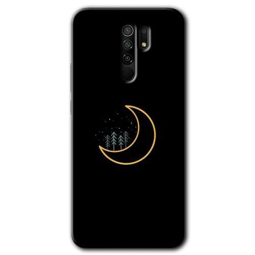 Redmi 9 Kılıf HD Desen Baskılı Arka Kapak - İyi Geceler + Kırılmaz Cam