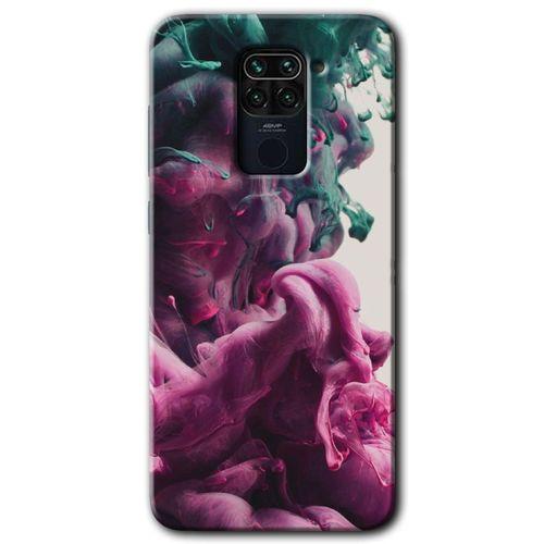 Xiaomi Redmi Note 9 HD Baskılı Kılıf + 9D Tam Ekran Koruyucu - Liquid Cloud