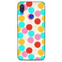 Xiaomi Redmi Note 7 Kılıf Pastel Renkler (30) Silicone Case Turkuaz Pembe