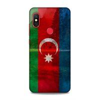Xiaomi Mi A2 Lite Uyumlu Kılıf Azarbaijan (43) Thin Fit Kılıf Bayrak Manzara