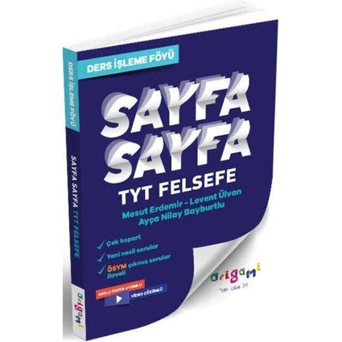 TYT Felsefe Sayfa Sayfa Ders İşleme Föyü Tammat Yayıncılık
