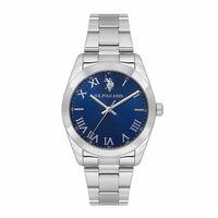 U.s Polo Assn. USPA1114-07 Quartz Çelik Gri Mavi Kadran Erkek Kol Saati