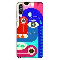 Lopard Samsung Galaxy M40 Uyumlu Kılıf Soyut Sanat (13) Baskılı Silikon Kap