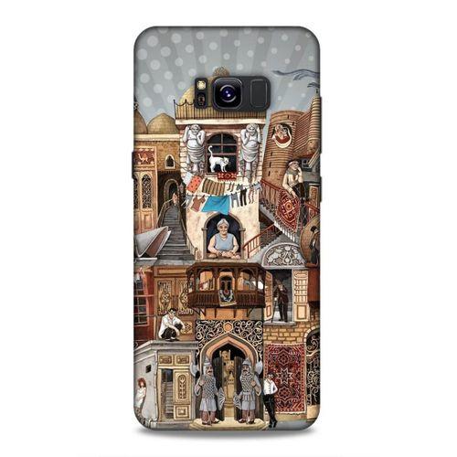 Samsung Galaxy S8 Plus Uyumlu Kılıf Azarbaijan (49) Ultra Silikon Kılıf Şehir Simgeleri