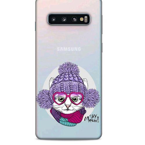 Zoologix (90) Samsung Galaxy S20 Şeffaf Kılıf Silikon Desenli