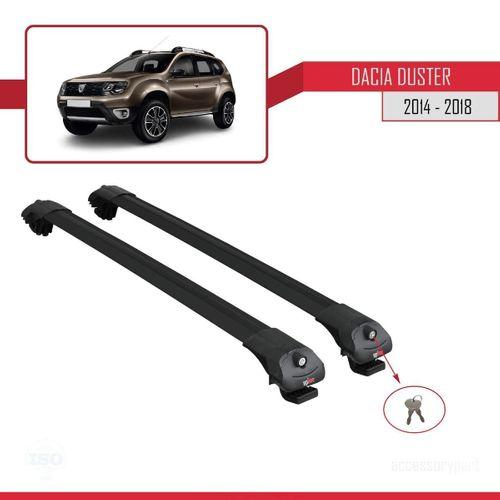 Dacia Duster 2014-2018 Arası ile uyumlu ACE-1 Ara Atkı Tavan Barı SİYAH