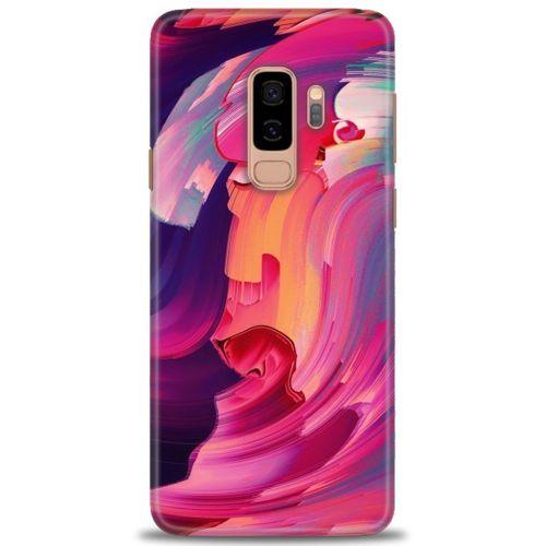 Samsung Galaxy S9 Plus Kılıf HD Baskılı Kılıf - Renkler + Tam Ekran Koruyucu
