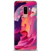 Samsung Galaxy S9 Plus Kılıf HD Baskılı Kılıf - Renkler + Tam Ekran Koruyucu