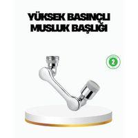 Üç Segmentli 1080 Derece Musluk Atı Esnek Döner Havalandırıcı Pratik Kullanım