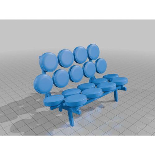 Marshmallow Sandalye 1/12 Ölçek Kiti (Bu ürün Sadece Plastik parçadır - Almadan Önce Soru Sorabilirsiniz)