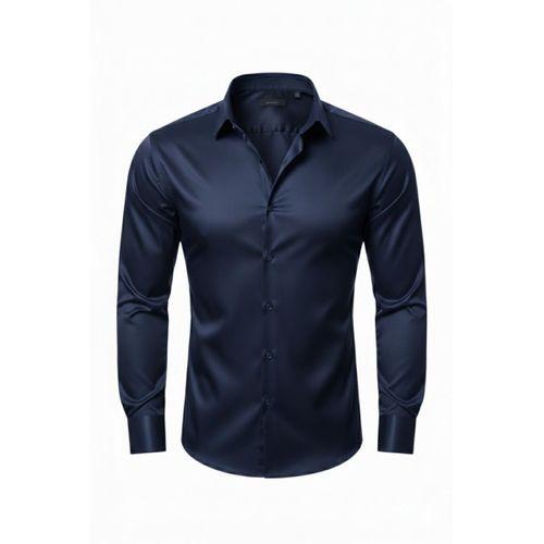 Erkek Saten Klasik Gömlek