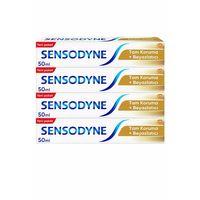 Sensodyne Tam Koruma + Beyazlatıcı Diş Macunu 50 ML x 4