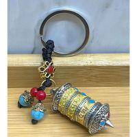 Metal Tibet Dua Çarkı Anahtarlık Alk4462 - Lisinya