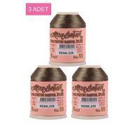 3 Adet Altınbaşak Oya ve Dantel İpi 20 gr - Royaleks - No: 229