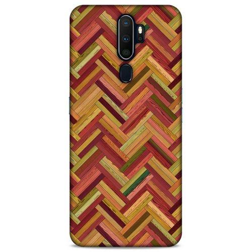Lopard Oppo A9 2020 Uyumlu Kılıf Wood'X (40) Fit Silikon Kılıf Desenli