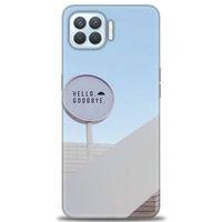 Oppo Reno 4 Lite Kılıf HD Baskılı Kılıf - Hello GoodBye + Tam Ekran Koruyucu