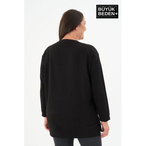 Kadın Tunik Büyük Beden  Sweatshırt SPR26BTK950