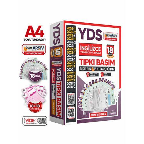 2026 YDS İngilizce ÖSYM Tıpkı Basım Çıkmış Soru 18li Deneme Paketi Video/PDF Çözümlü Türkiye Geneli