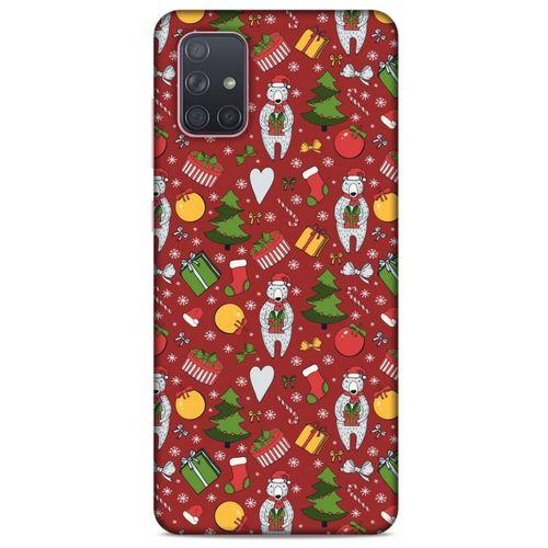 Yılbaşı Süsleri 45 Samsung Galaxy A71 Kılıf Silikon Kapak