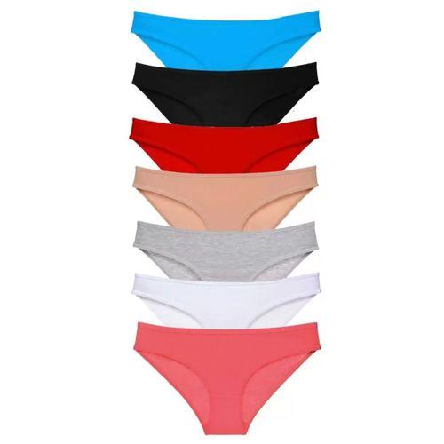 7 Adet Süper Eko Set Likralı Kadın Slip Külot Set 3