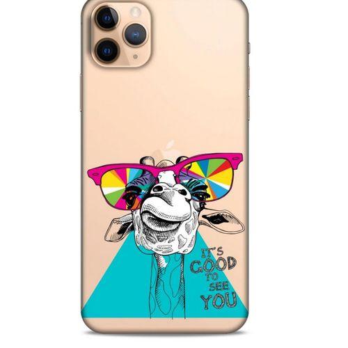 Zoologix (11) Apple iPhone 12 Pro Şeffaf Kılıf Silikon Desenli