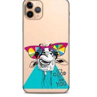 Zoologix (11) Apple iPhone 12 Pro Şeffaf Kılıf Silikon Desenli