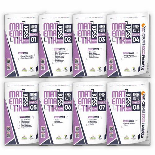 2026 KPSS Önlisans MATEMATİK Kara Kutu 8li Fasikül SETİ ÖSYM Çıkmış Soru Bankası Çözümlü Modül PAKET