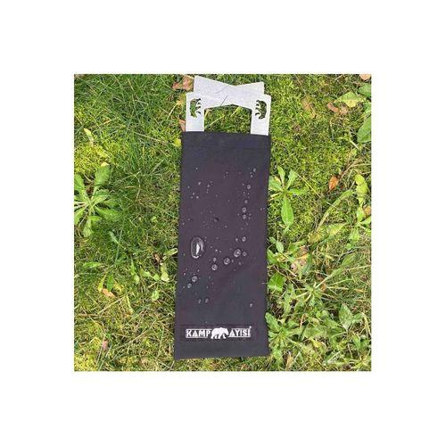 Kamp Ayısı® Bushcraft OX+™: XLarge Katlanır Ateş Üzeri Metal Kamp Izgarası - Su Geçirmez Taşıma Çantalı