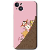 iPhone 14 HD Baskılı Kılıf + 9D Tam Ekran Koruyucu - Winnie the Pooh