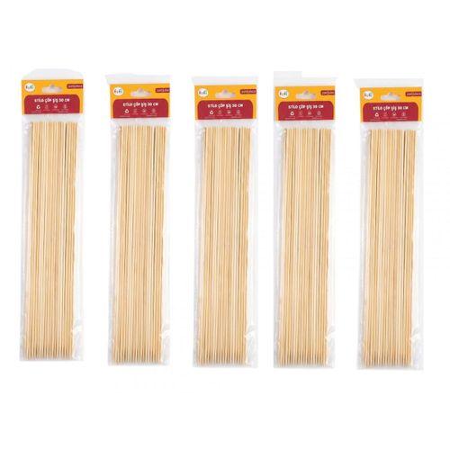 FUFİ AHŞAP ÇÖP ŞİŞ 30 cm (20 'li Poşet) ( 5 Adet )