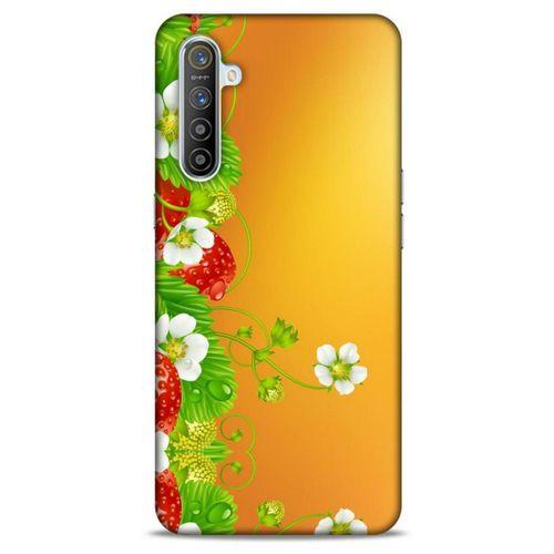 Lopard Oppo Realme XT Uyumlu Kılıf Bahar (21) Koruyucu Kapak Çilek Ağacı