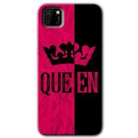 Huawei Y5P Kılıf HD Desen Baskılı Arka Kapak - Queen
