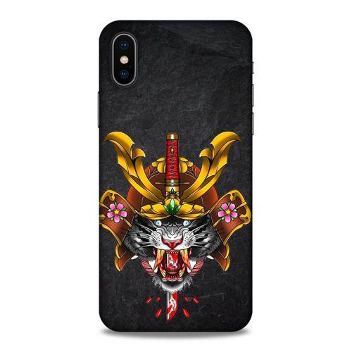 Lopard Apple Iphone X Uyumlu Kılıf Tattoo's (37) Silicone Cover Siyah