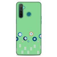 Nazarium (31) Desenli Silikon Kapak Oppo Realme 5 Pro Kılıf