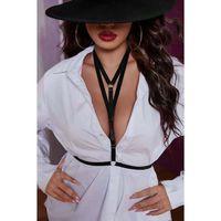 Boyun Ve Göğüs Detaylı Lastik Harness