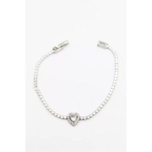 Kalp Su Yolu Bileklik - Gümüş