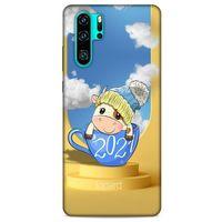 Huawei P30 Pro Kılıf FunnyMaX (3) Kapak Sarı Kupa Köpek