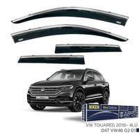 VW Touareg 2018 Sonrası - Kromlu Cam Rüzgarlığı 4Lü Parça