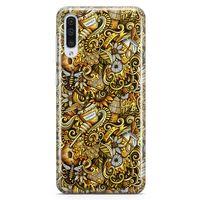 Samsung Galaxy A70 Kılıf Honey Doodle Arka Kapak Koruma Desenli Full Koruyucu