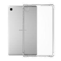 Samsung Galaxy T220 Tab A7 Lite 8.7 Kılıf Anti Şeffaf Tablet Silikon - Şeffaf