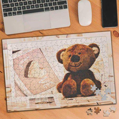 Sevimli Gülümseyen Ayıcık 240 Parça Puzzle Yapboz-75165