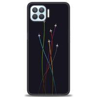 Oppo A73 Kılıf HD Baskılı Kılıf - Uçaklar + Tam Ekran Koruyucu